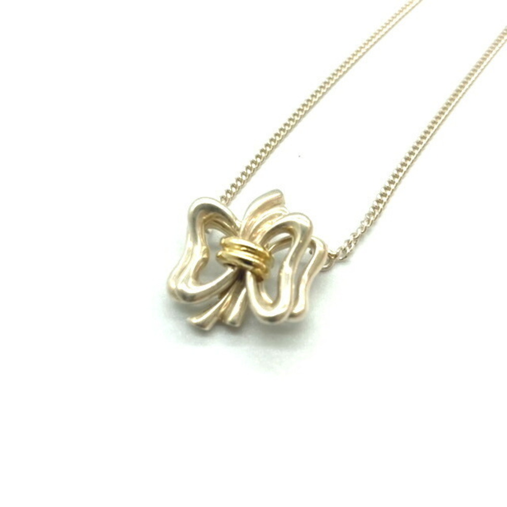Tiffany Co Rion Necklace Silver Gold Pendant